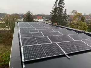 zonnepanelen op plat dak 