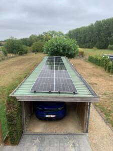 zonnepanelen op steeldek 